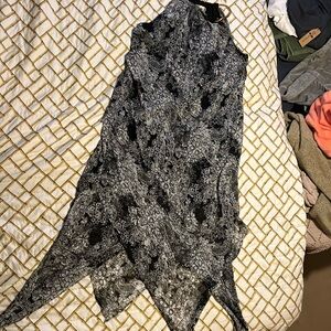 Soho apparel ltd gauze maxi dress with flair size Large